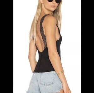 New Free People Intimate Black "Flipside" Tank Top M